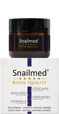 Крем для лица мужской Snailmed Royal Quality против морщин, 60 мл