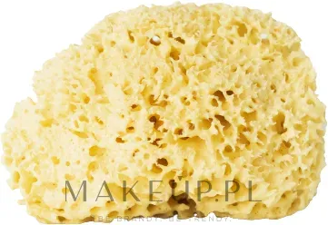 Натуральная губка для купания Hhuumm 04H Natural Sponge жёлтая, 9,5 см, 1 шт