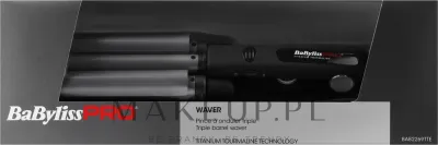 Плойка BaByliss PRO Titanium Turmaline Triple Barrel, три валика, 5 уровней температуры