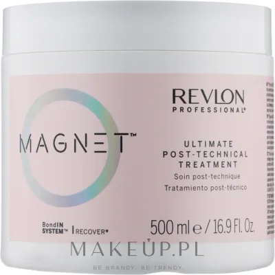 Маска для волос Revlon Professional Magnet Post-tech фиксирующая, после ухода, аминокислоты кератина, экстракт моринги, пантенол, 500 мл