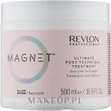 Маска для волос Revlon Professional Magnet Post-tech фиксирующая, после ухода, аминокислоты кератина, экстракт моринги, пантенол, 500 мл — фото 1