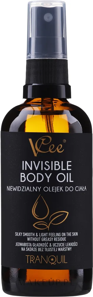 Невидимое масло для тела VCee Invisible Body Oil Tranquil с лавандой