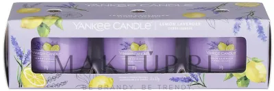 Набор ароматических свечей Yankee Candle Lemon Lavender лимон и лаванда 3 x 37 г