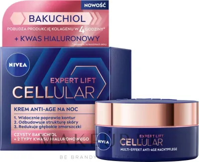 Ночной крем для лица NIVEA Cellular Expert Lift антивозрастной с бакучиолом 50 мл