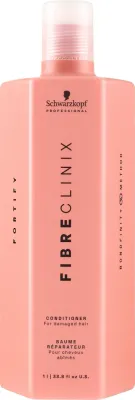 Укрепляющий кондиционер для волос Schwarzkopf Professional Fibre Clinix Fortify Conditioner для повреждённых и ослабленных волос, 1000 мл