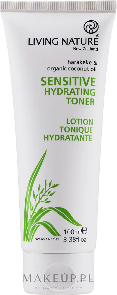 Тонер Living Nature Sensitive Hydrating для чувствительной кожи с кокосом и жожоба 100 мл