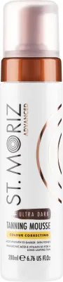 Пенка-автозагар St.Moriz Advanced Colour Correcting Tanning Mousse Ultra Dark, ультратёмная, 200 мл