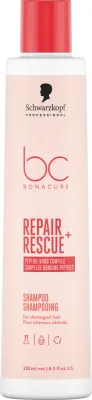 Шампунь для повреждённых волос Schwarzkopf Professional Bonacure Repair Rescue Shampoo Arginine Clean Performance с аргинином, 1000 мл