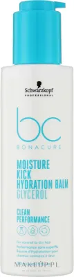 Бальзам для волос увлажняющий термозащитный Schwarzkopf Professional Bonacure Moisture Kick Hydration Balm Glycerol, с глицерином, 150 мл