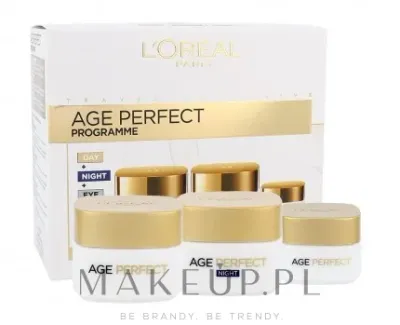 L'Oreal Paris Age Perfect набор крем дневной 50 мл, крем ночной 50 мл, крем для кожи вокруг глаз 15 мл, уход за зрелой кожей лица