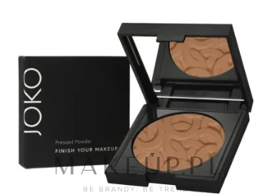 Компактная пудра Joko Finish Your Make Up для лица матирующая, 9 г, оттенок 15