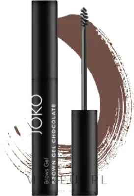 Гель для стилизации бровей Joko Augenbrauen Gel Mascara Brown Gel коричневый, с эргономичной щёточкой, 6 мл