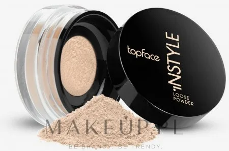 Рассыпчатая пудра TopFace Perfective Instyle Loose Powder для лица матирующая, 10 г, оттенок 102