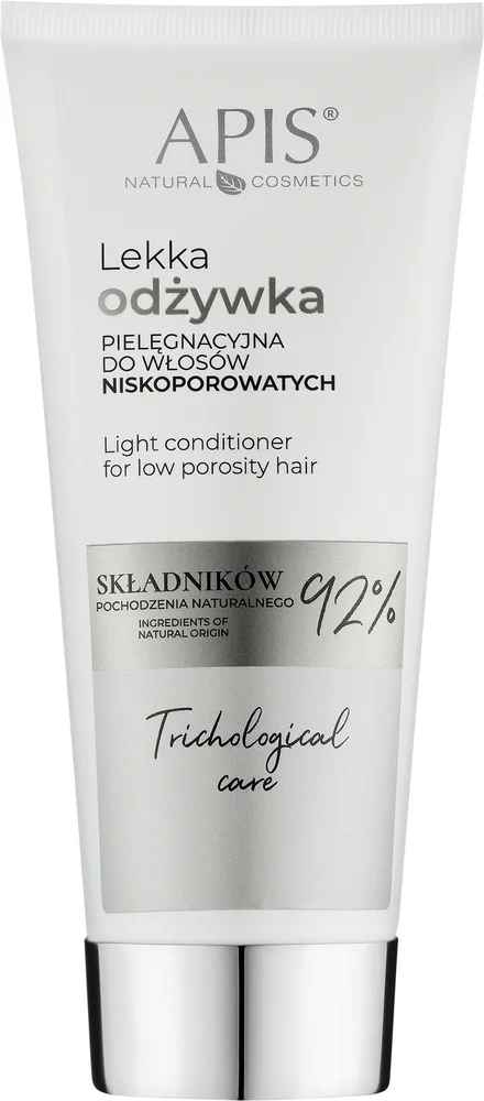 Лёгкий кондиционер для волос низкой пористости APIS Professional Trichological Care Light Conditioner For Low Porosity Hair, 200 мл