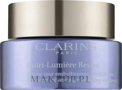 Clarins Nutri-Lumiere Revive крем для лица дневной восстанавливающий для зрелой кожи 50 мл, против желтоватого тона, сияние