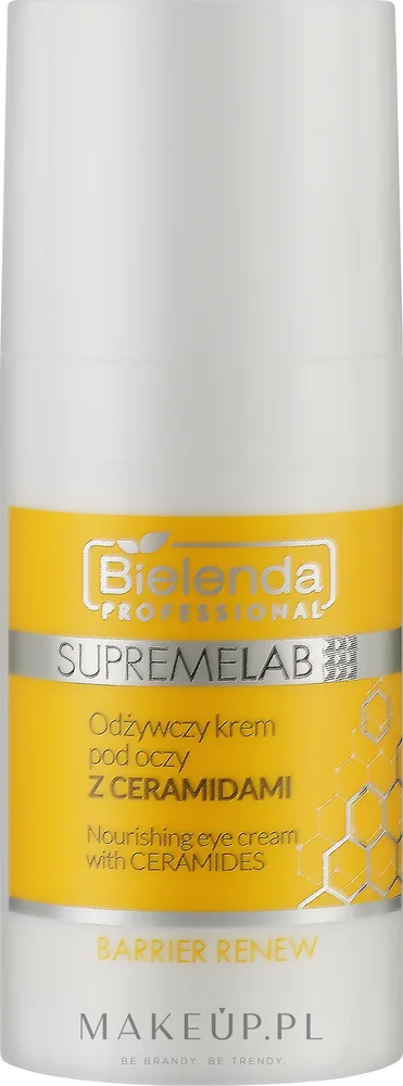 Питательный крем для области вокруг глаз Bielenda Professional SupremeLab с церамидами скваланом и маслом ши 15 мл