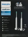 Электрическая зубная щётка Philips 3100 Series HX3675/13 с сонической технологией и датчиком давления, 2 шт — фото 3