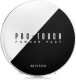 Пудра компактная для лица Missha Pro-Touch Powder Pact SPF25/PA++ с солнцезащитным фильтром, 10 г, оттенок 21 — фото 2