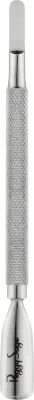 Пушер для кутикулы Peggy Sage Double-Ended Instrument Round Cuticle Pusher/Gouge, двусторонний, из медицинской стали, 13 см