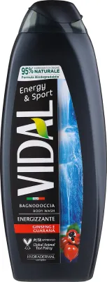 Гель для душа Vidal Energy & Sport для тела, 600 мл