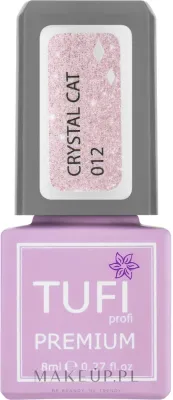 Гель-лак для ногтей Tufi Profi Premium Crystal Cat с эффектом кошачьего глаза, с металлическими частицами, 8 мл