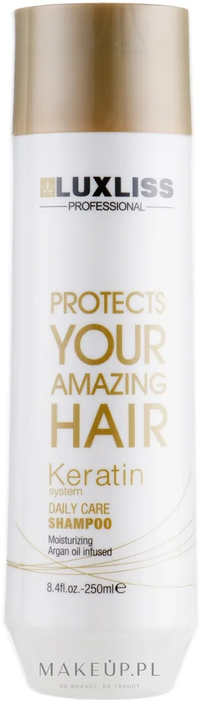 Шампунь Luxliss Keratin Daily Care с кератином и маслом арганы для ежедневного домашнего ухода