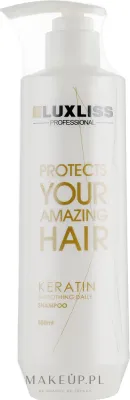 Шампунь Luxliss Keratin Daily Care с кератином и маслом арганы для ежедневного домашнего ухода, 500 мл