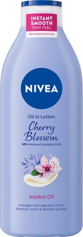 NIVEA Cherry Blossom Body Lotion — бальзам для тела с ароматом цветущей вишни, 200 мл