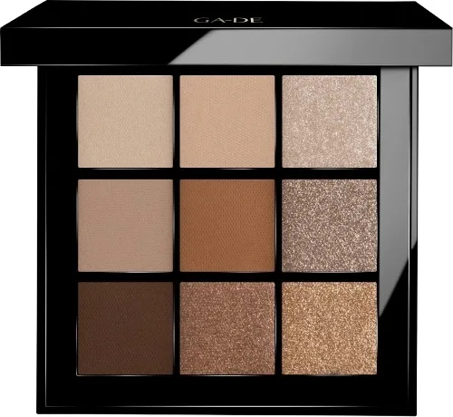 Палетка теней для век GA-DE Velveteen Eye Shadow Palette 9 оттенков, оттенок 47 - Nude In The City