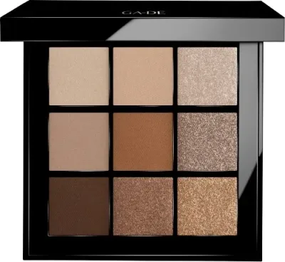 Палетка теней для век GA-DE Velveteen Eye Shadow Palette 9 оттенков, оттенок 47 - Nude In The City