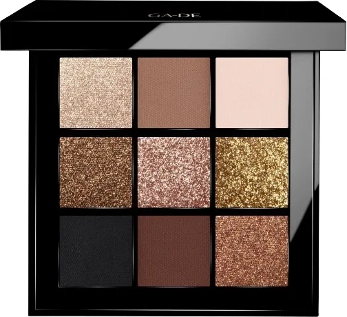 Палетка теней для век GA-DE Velveteen Eye Shadow Palette 9 оттенков, оттенок 57 - Natural Instincts