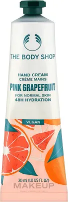 Крем для рук The Body Shop Pink Grapefruit веганский с маслом ши и розовым грейпфрутом 30 мл