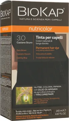 Краска для волос BiosLine Biokap Nutricolor Tinta с аргановым маслом, стойкий цвет, 140 мл