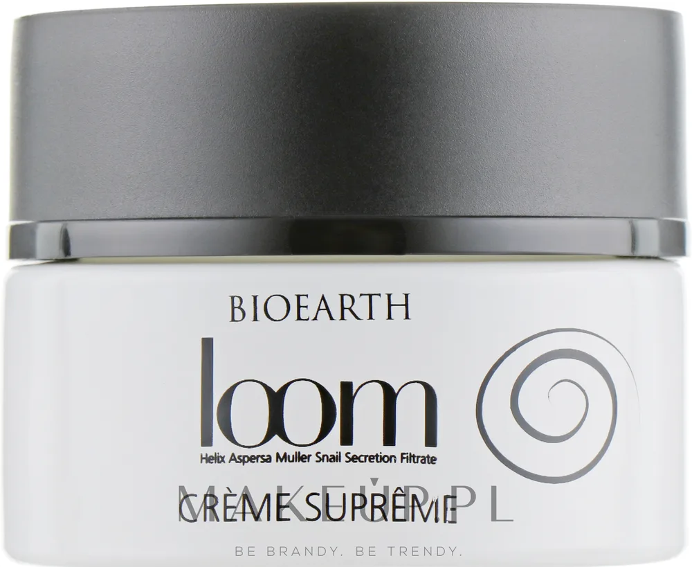 Крем для лица Bioearth Loom Supreme с муцином улитки 50 мл