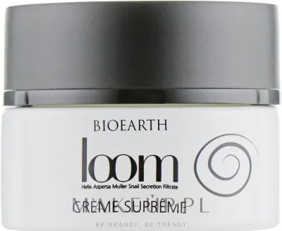 Крем для лица Bioearth Loom Supreme с муцином улитки 50 мл