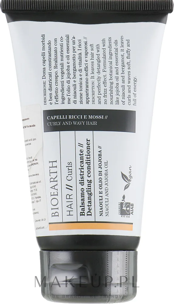 Кондиционер для кудрявых волос Bioearth Hair Detangling Conditioner, 150 мл