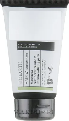 Маска для волос Bioearth Hair ревитализирующая, для всех типов волос, спирулина, водоросли, центелла, протеины пшеницы, 150 мл