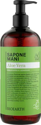 Жидкое мыло Bioearth Family Aloe Vera с алоэ вера и гиалуроновой кислотой, 500 мл