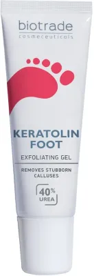 Гель отшелушивающий для стоп Biotrade Keratolin Foot Exfoliating Gel, интенсивный, с мочевиной 40%