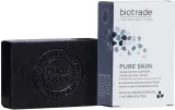 Мыло-детокс для лица и тела Biotrade Pure Skin Black Detox с активированным углём, 100 г — фото 1