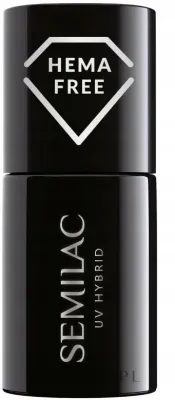 Гибридный лак для ногтей Semilac Shimmer Stone с глянцевым финишем, стойкость до 3 недель, 7 мл