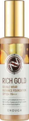 Тональная основа Enough Rich Gold Double Wear Radiance Foundation сияющая SPF 50+ PA+++, 100 г