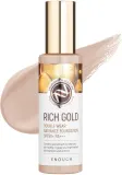 Тональная основа Enough Rich Gold Double Wear Radiance Foundation сияющая SPF 50+ PA+++, 100 г, оттенок 21 — фото 1