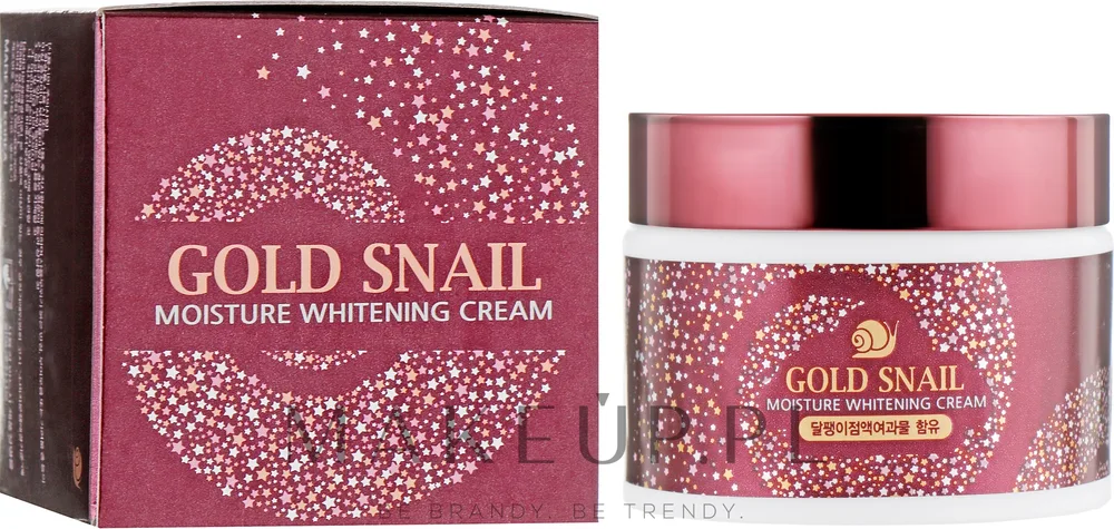 Enough Gold Snail Moisture Whitening крем для лица с муцином улитки 50 г, увлажняющий крем с золотом и улиточным фильтратом, выравнивает тон
