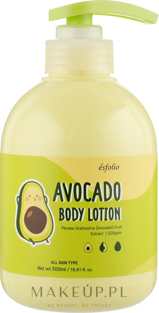 Esfolio Body Lotion Avocado — бальзам для тела с экстрактом авокадо, 500 мл