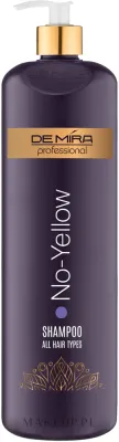 Шампунь для светлых и осветлённых волос Demira Professional No-Yellow с фиолетовым пигментом, 1000 мл