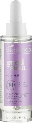 Сыворотка для лица Bielenda Good Skin Acid микро-отшелушивающая с AHA и PHA кислотами 30 г
