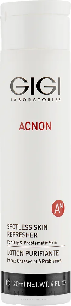 Тоник Gigi Acnon Spotless Skin Refresher для жирной и проблемной кожи с гликолевой кислотой 120 мл