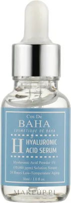 Сыворотка для лица Cos De BAHA Hyaluronic Acid увлажняющая против морщин с гиалуроновой кислотой 30 мл
