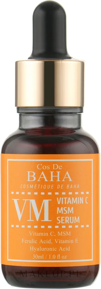 Сыворотка для лица Cos De BAHA Vitamin C MSM с витамином C феруловой кислотой и витамином E 30 мл